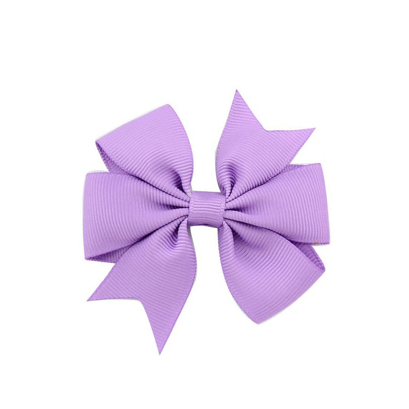 Solid Ribbon Hair Clip for Kids Hair Accessories