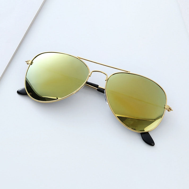 Y2K Metal Polarized Sunglasses UV Protection