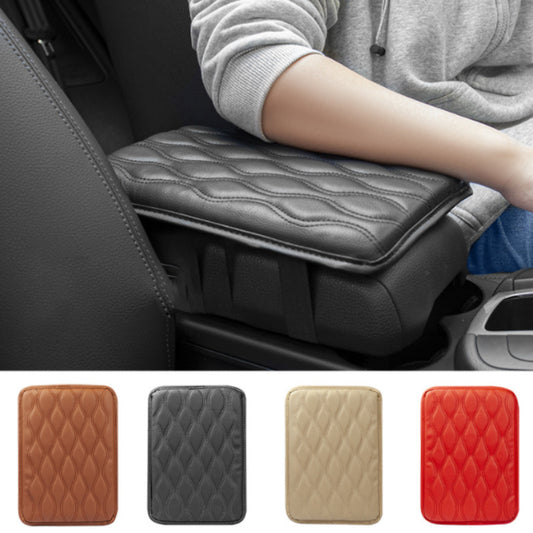 1pc PU Leather Car Armrest Pad Soft Car Armrest Cushion