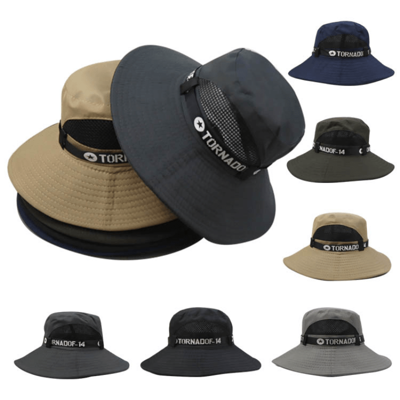 Men's Fisherman Hat Outdoor Sunscreen Travel Hat