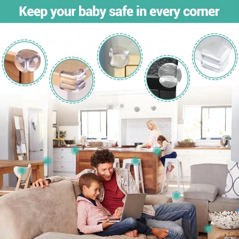 Baby Kids Table Corner Soft Silicone Anti-bump Safety Corner