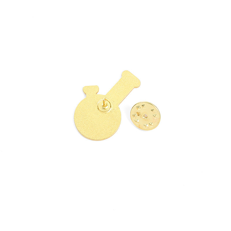 Cartoon Bottle Plant Series Metal Pin Badge for Clothes Backpack Hat