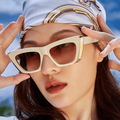 Y2K Cat Eye Polarized Sunglasses UV400
