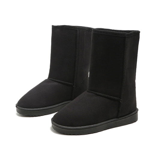 Women's Snow Boots Closed Toe Slip On Comfortable Shoes