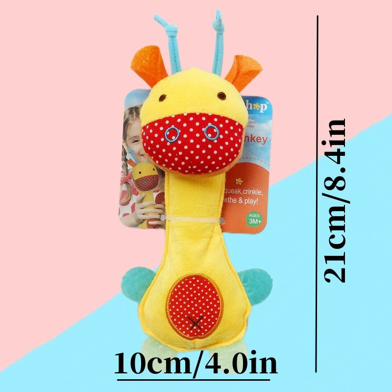 Animal Hand Stick Rattle for Babies