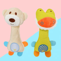 Animal Hand Stick Rattle for Babies
