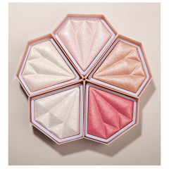 Diamond Highlighting Powder: Contouring & Brightening Glittery Nose Shadow