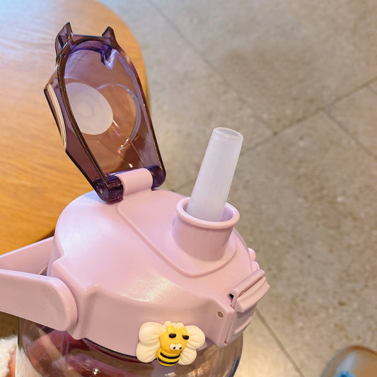 Sport Water Bottle with Straw - Stay Hydrated on the Go