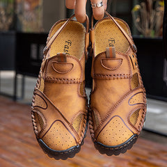 Men's Casual Closed Toe Slip On Sandals Anti-skid Rubber Sole