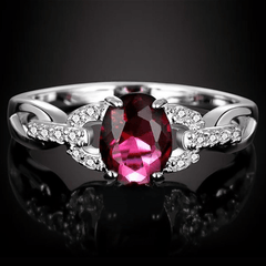 Zirconia Ring Bridal Engagement Jewelry