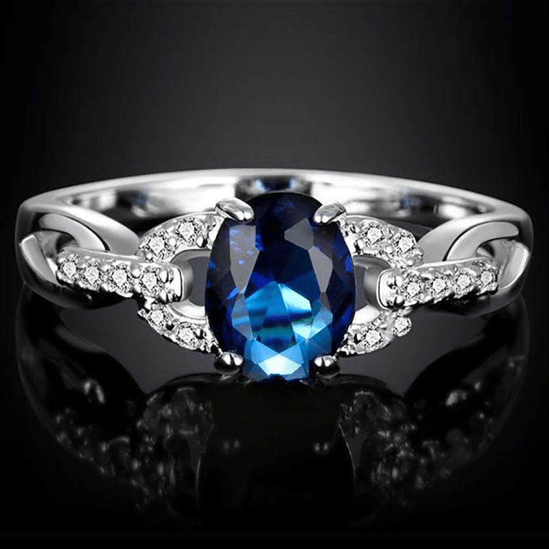 Zirconia Ring Bridal Engagement Jewelry
