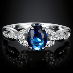 Zirconia Ring Bridal Engagement Jewelry