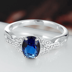 Zirconia Ring Bridal Engagement Jewelry