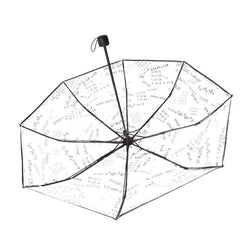 Transparent Umbrella Fully Automatic Portable Folding Umbrella