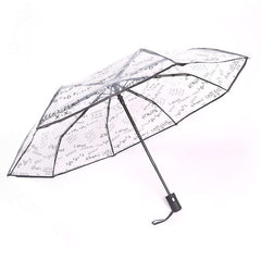 Transparent Umbrella Fully Automatic Portable Folding Umbrella
