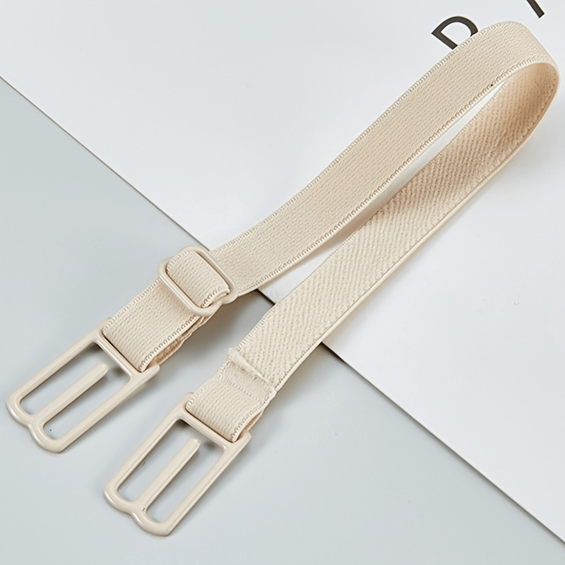 Adjustable Invisible Bra Shoulder Straps Non-slip Buckles for Braless Look