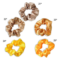 5pcs Satin Hair Rope Scrunchie Hair Accessories Set