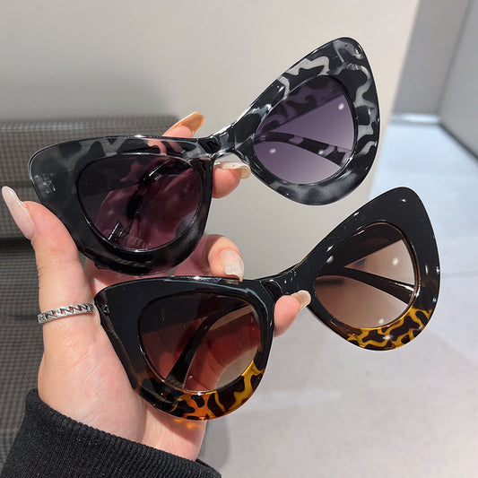 Y2K Cat Eye Sunglasses Gradient Lens UV400