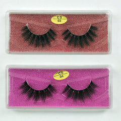 20 Pairs Natural 3D Mink False Eyelashes Long Lasting Look
