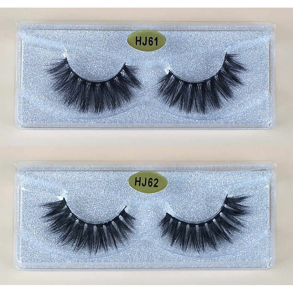 20 Pairs Natural Fluffy 3D Mink Lashes False Eyelashes Extension