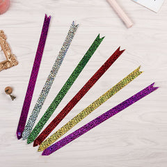 10pcs Metal Pull Flower Christmas Gift Packaging Bows Flower Ribbon Bow