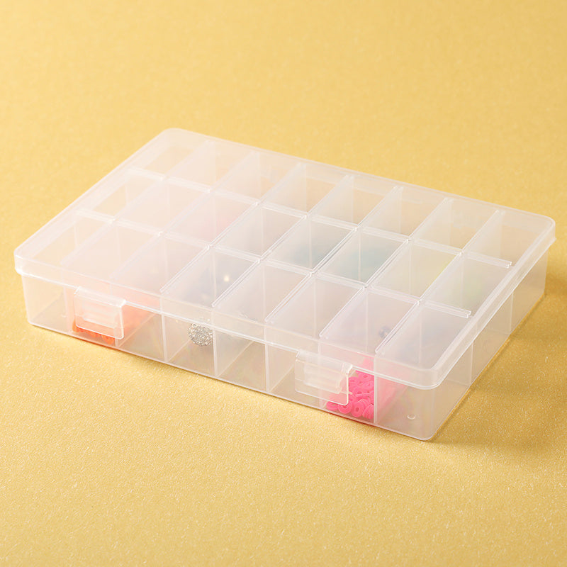 10 15 24 Grids Storage Box for Jewelry Rings DIY Diamond Painting
