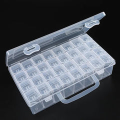 32 Slots Rhinestone Storage Box DIY Diamond Painting Tools Kit Beads Containers