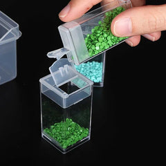 32 Slots Rhinestone Storage Box DIY Diamond Painting Tools Kit Beads Containers