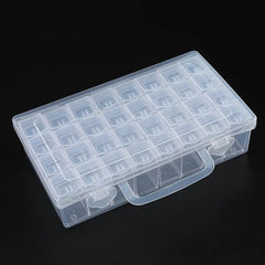 32 Slots Rhinestone Storage Box DIY Diamond Painting Tools Kit Beads Containers
