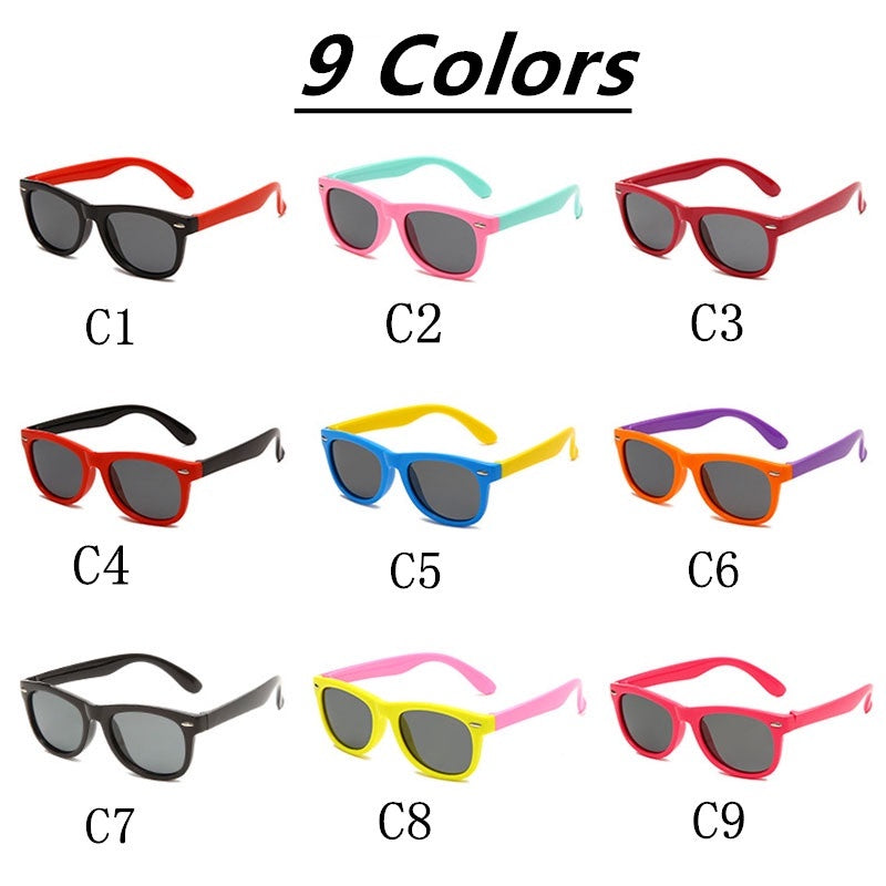 Retro Polarized Sunglasses for Boys Girls Teen, Sun Protection