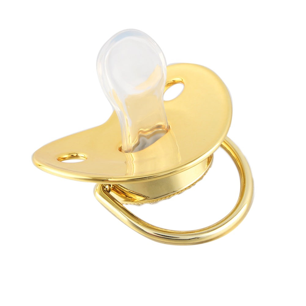 Golden Baby Pacifier: Sparkle and Shine with the 26 Letters