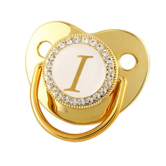 Golden Baby Pacifier: Sparkle and Shine with the 26 Letters