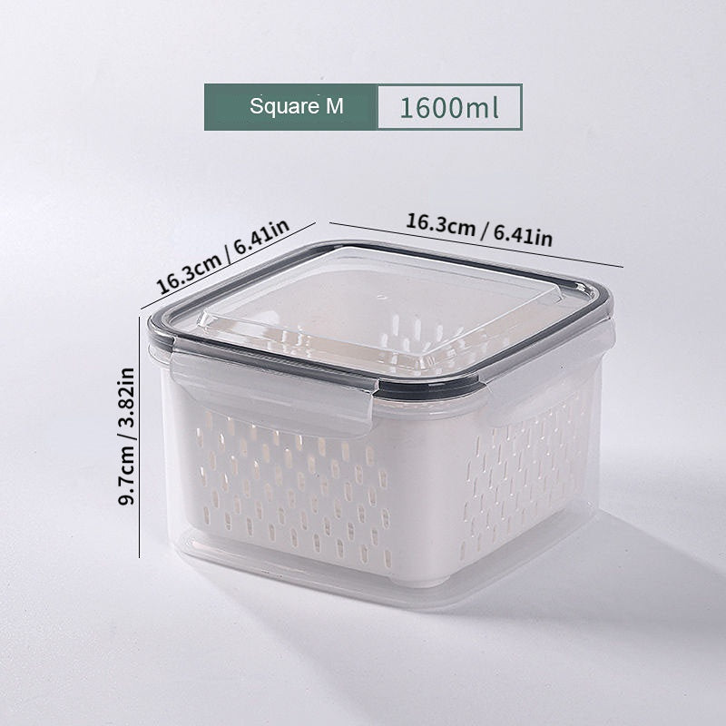 Refrigerator Storage Box for Fresh Vegetables & Fruits