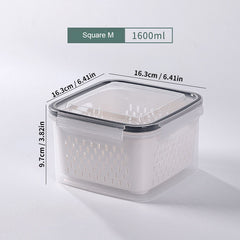 Refrigerator Storage Box for Fresh Vegetables & Fruits