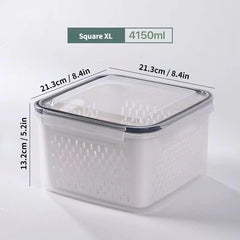 Refrigerator Storage Box for Fresh Vegetables & Fruits