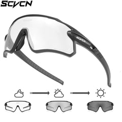 SCVCN Men's Cycling Sunglasses UV400 Sports Goggles
