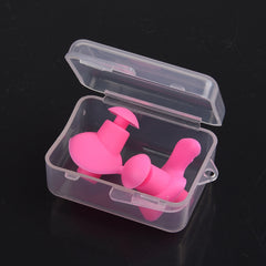 Waterproof Soft Earplugs 1 Pair Silicone Portable Ear Plugs