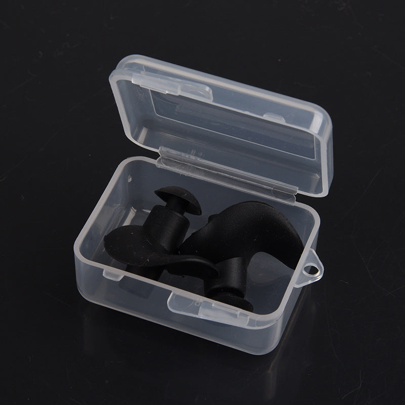 Waterproof Soft Earplugs 1 Pair Silicone Portable Ear Plugs