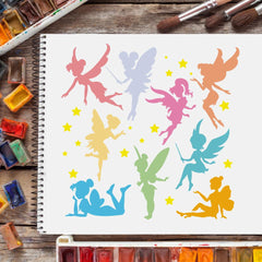 Elfin DIY Painting Stencils Square Templates 300x300mm