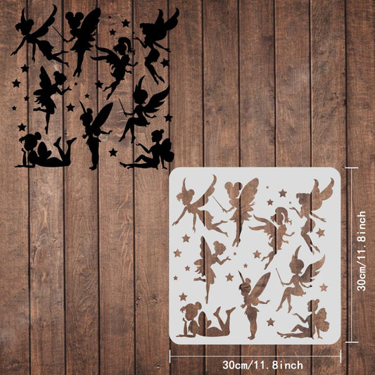 Elfin DIY Painting Stencils Square Templates 300x300mm