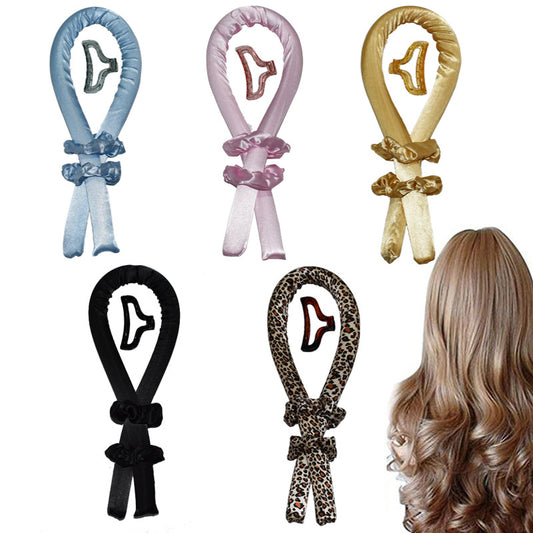 Heatless Curling Rod Headband + Rollers for Long Hair