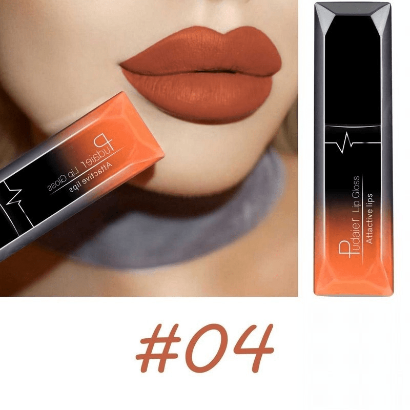 Waterproof Matte Lip Tint Long Lasting Nude Lip Glaze - 17 Colors