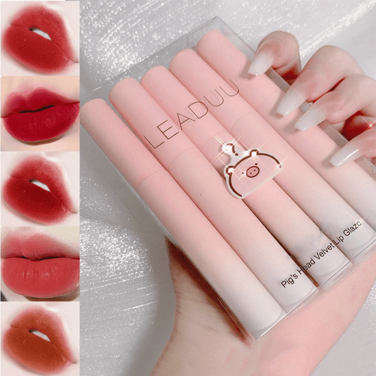 5pcs Makeup Lipstick Long-lasting Waterproof Lip Tint Set