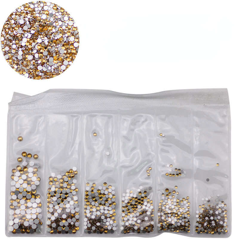 Crystal AB Nail Gems Stones Flat Back Nail Art Rhinestones