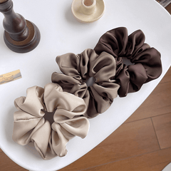 Silky Scrunchies Satin Hair Tie Hair Accessories Ponytail Holder for Women Girls