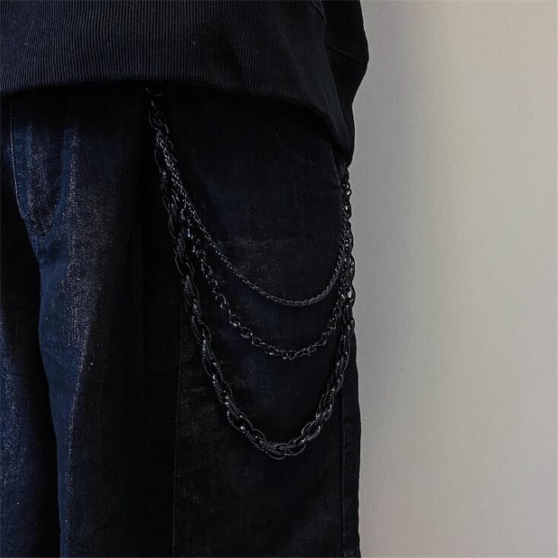 Hip Hop Rock Punk Metal Pants Chain