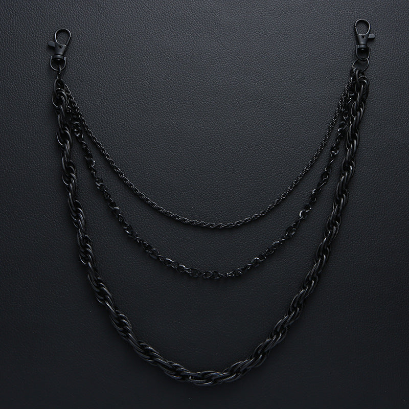 Hip Hop Rock Punk Metal Pants Chain