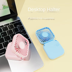 Mini Folding Neck Fan USB Charging Office Outdoor Pocket Fan
