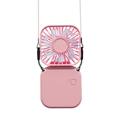 Mini Folding Neck Fan USB Charging Office Outdoor Pocket Fan