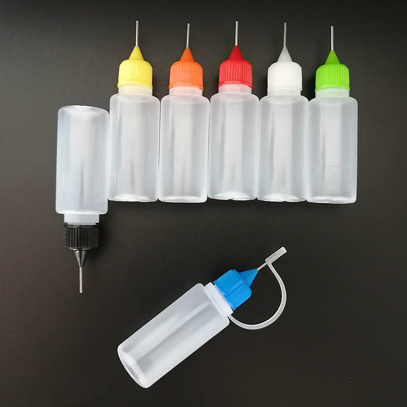 5pcs 20 30 50ml Squeeze Bottles Needle Tip PE Glue Applicator Bottle Craft Tool